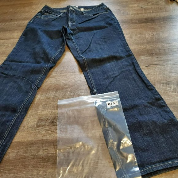 Venezia Plus Size 16 Dark Blue Wash Jeans Bootcut Women's - Picture 5 of 14